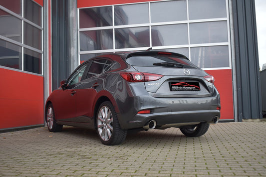 FMS Duplex Sportendschalldämpfer Mazda 3 BM/BN (BL) Schrägheck