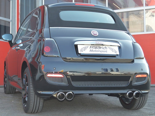 FMS Duplex Sportendschalldämpfer Fiat 500 C