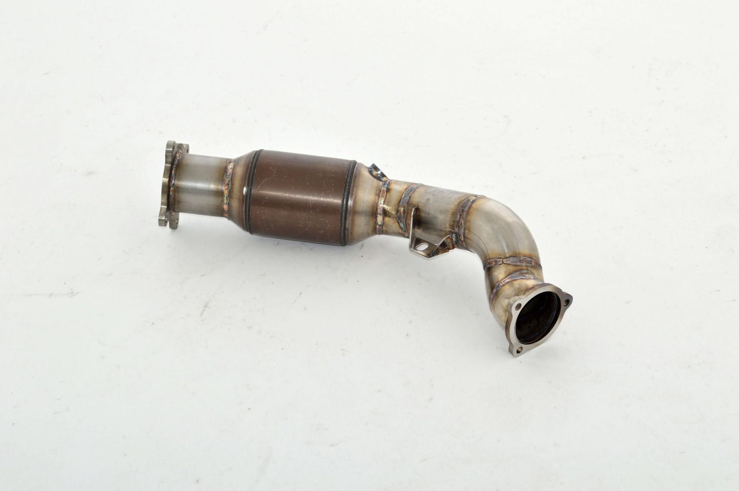 FMS 76mm Downpipe mit 200 Zellen HJS Sport-Kat. Edelstahl