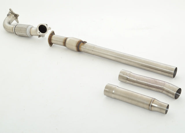 FMS 76mm Downpipe mit 200 Zellen Sport-Kat. Edelstahl