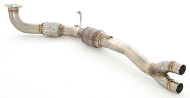 FMS 76mm Downpipe mit 200 Zellen HJS Sport-Kat. Audi TTRS / Plus 8J Quattro