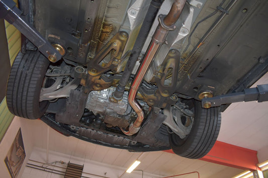 Friedrich Motorsport 76mm Downpipe mit Sport-Kat. Edelstahl