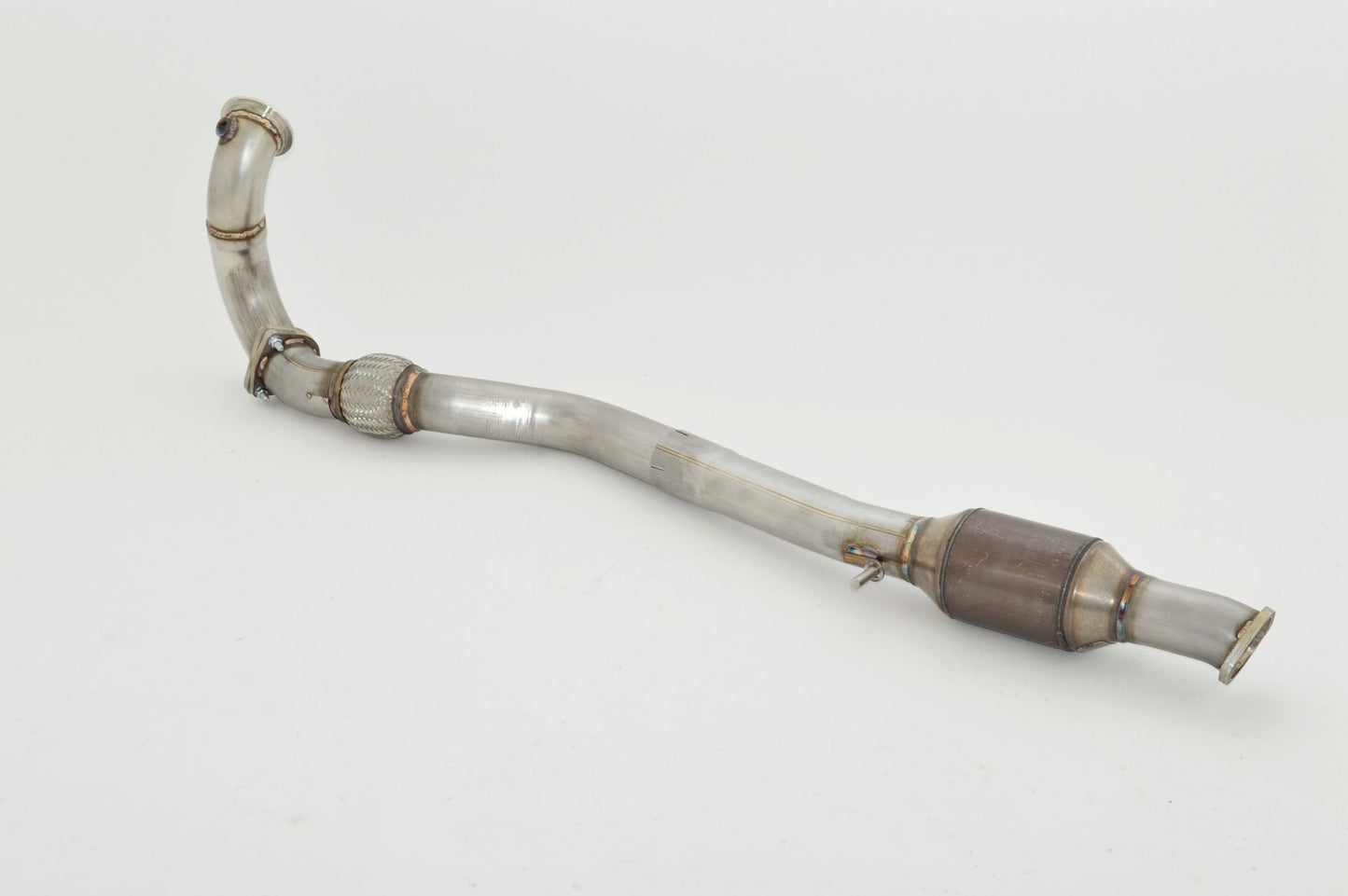 FMS 70mm Downpipe mit 200 Zellen HJS Sport-Kat. Edelstahl
