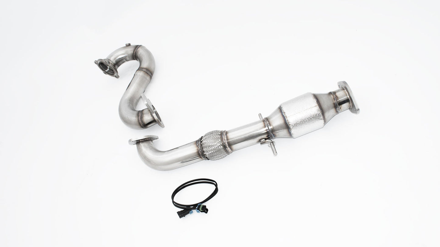 Friedrich Motorsport 76mm Downpipe mit 200 Zellen Sport-Kat. Opel Astra J GTC OPC