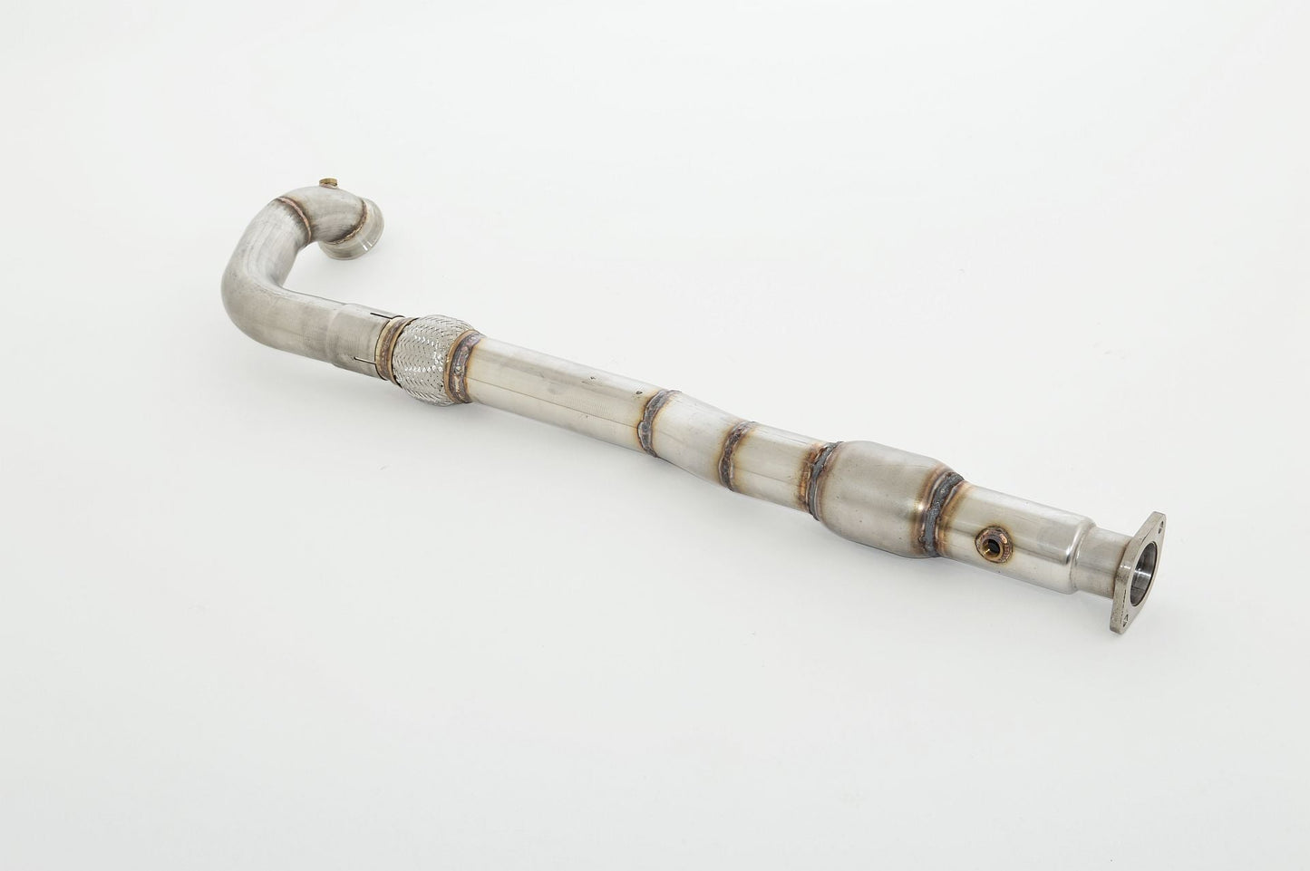 FMS 76mm Downpipe mit 200 Zellen Sport-Kat. Edelstahl