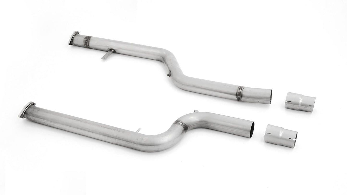 Friedrich Motorsport 2x76mm Ottopartikelfilter-Ersatzrohr Edelstahl