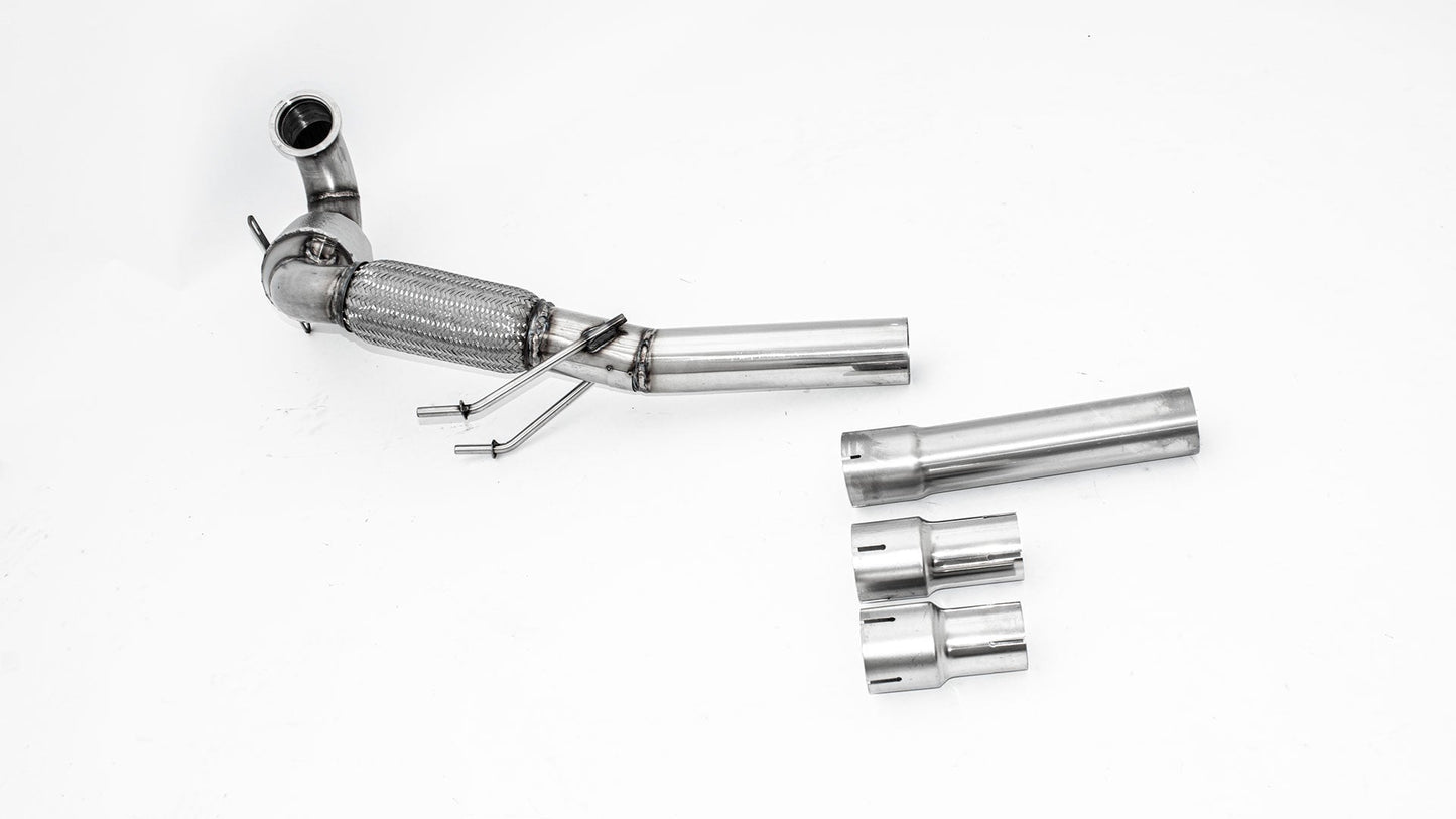 Friedrich Motorsport 76mm Downpipe mit Sport-Kat. Edelstahl