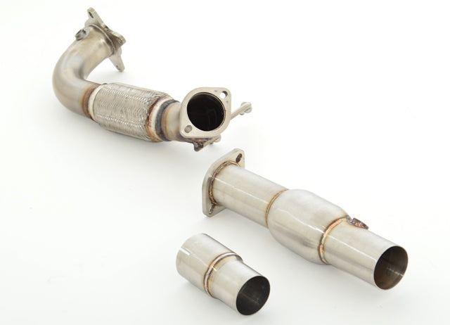 FMS 76mm Downpipe mit 200 Zellen Sport-Kat. VW Golf VI R Allrad
