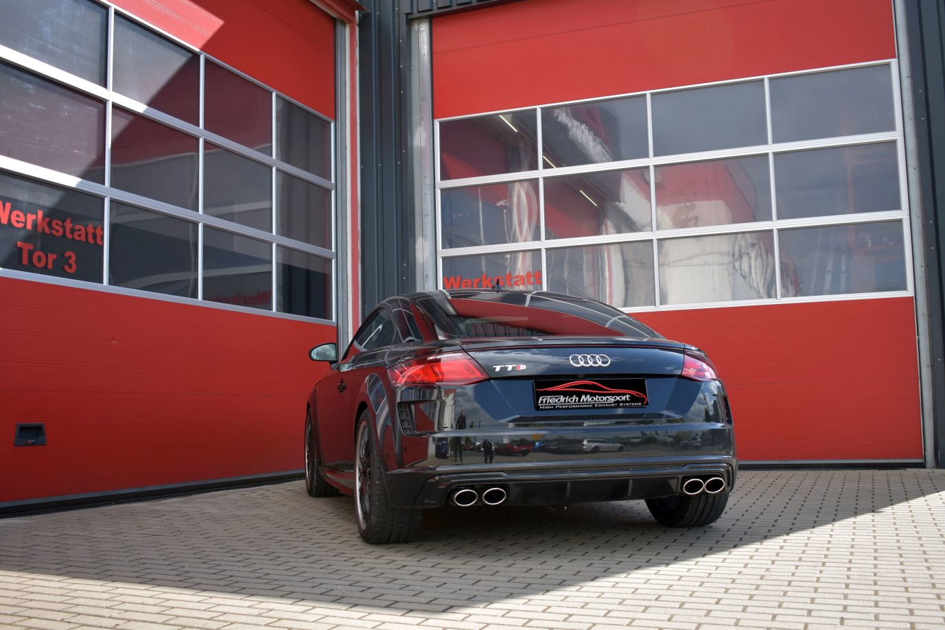 Friedrich Motorsport 76mm Duplex-Anlage mit Klappensteuerung Audi TTS 8S Quattro