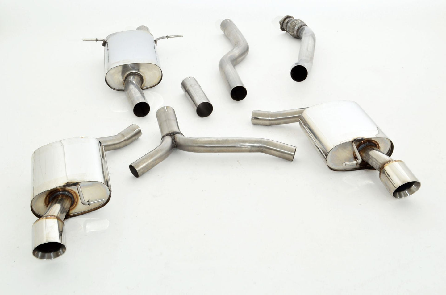 FMS 76mm Duplex-Anlage Audi A5 B8 Sportback Frontantrieb