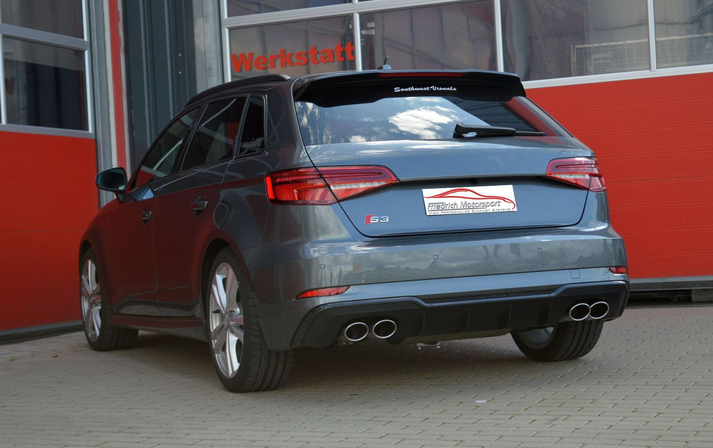 FMS 76mm Duplex-Anlage mit originaler Klappensteuerung Audi S3 8V Sportback Quattro