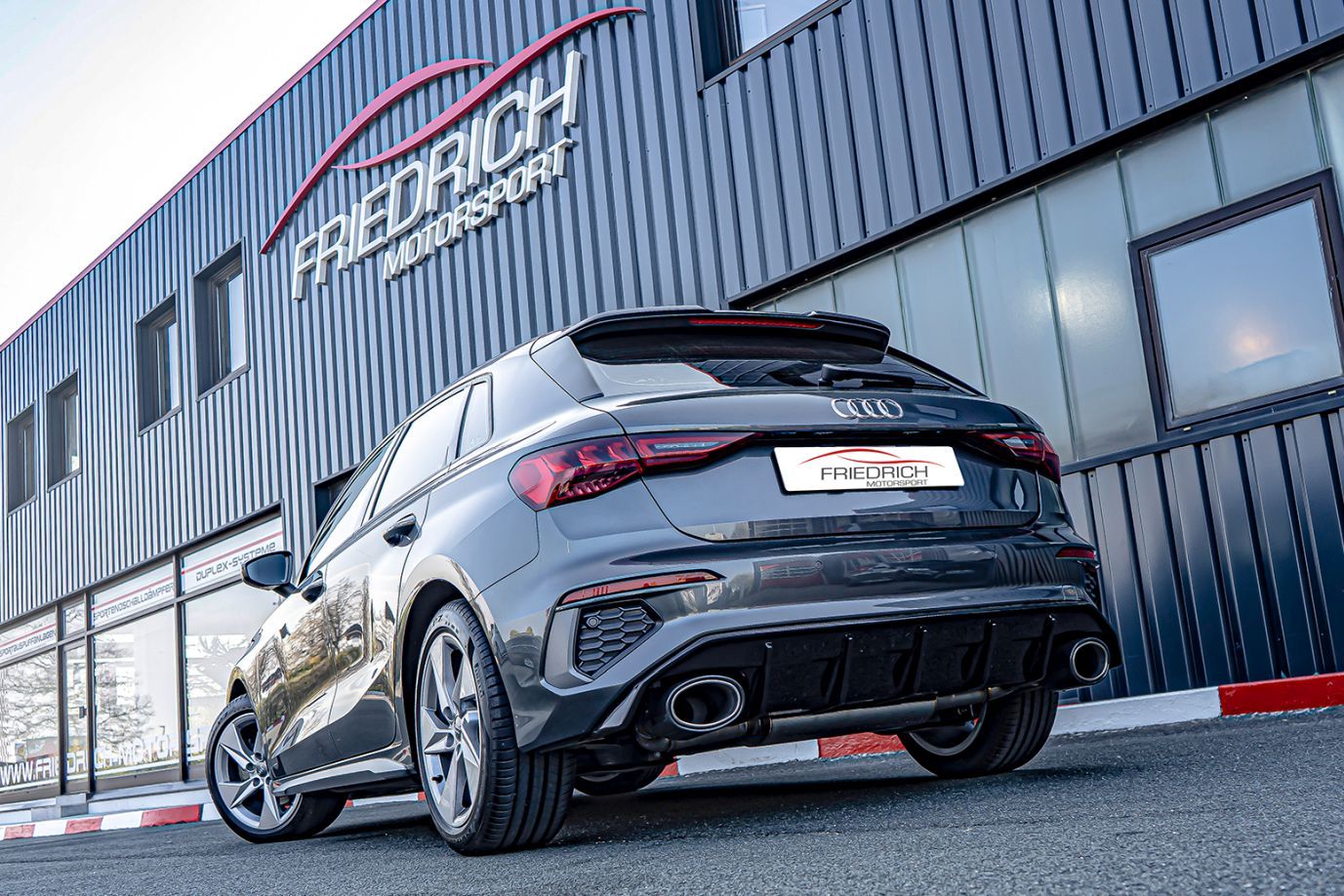 Friedrich Motorsport Gruppe A Duplex-Anlage Audi A3 GY Sportback Frontantrieb