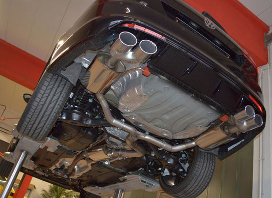 FMS 76mm Duplexanlage VW Golf VII R Variant