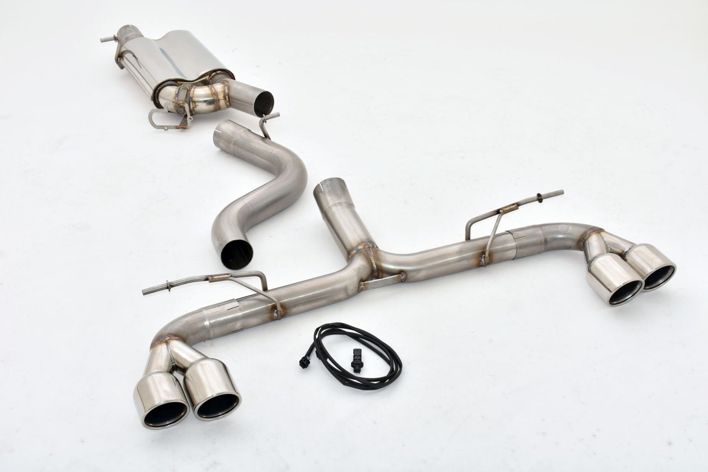 Friedrich Motorsport 76mm Duplex-Anlage mit originaler Klappensteuerung VW Golf VII R