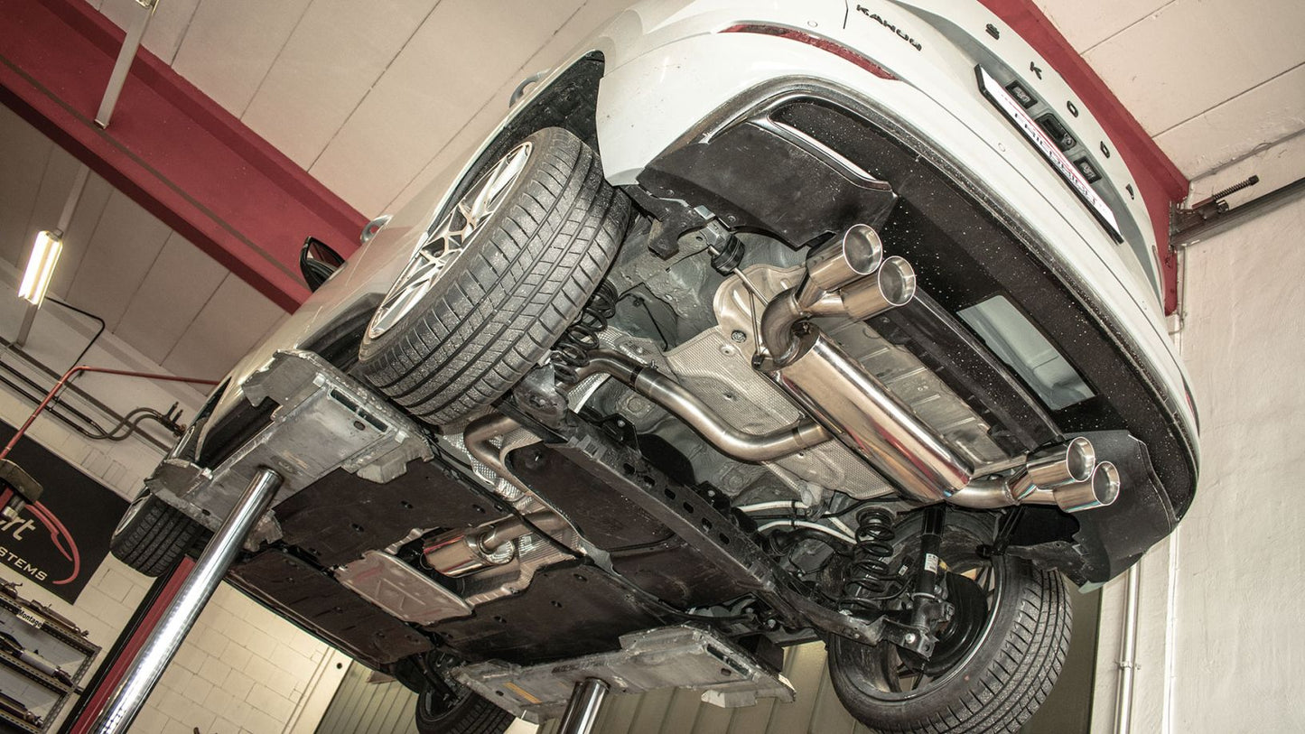 Friedrich Motorsport Gruppe A Duplex-Anlage Skoda Karoq NU Frontantrieb