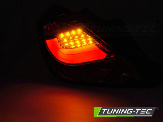 Tuning-Tec LED Rückleuchten Smoke Opel Corsa D 3-Türer 06-14 schwarz klar