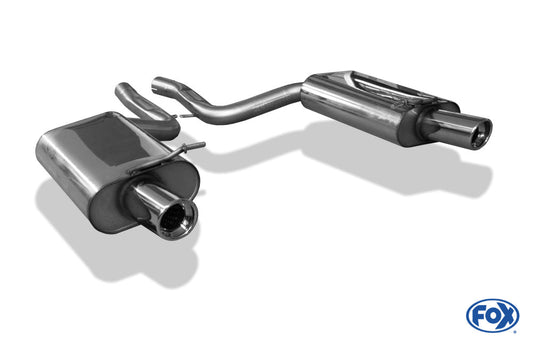 FOX Audi A4 quattro B7 - 3,2l Endschalldämpfer rechts/links - 1x90 Typ 17 rechts/links