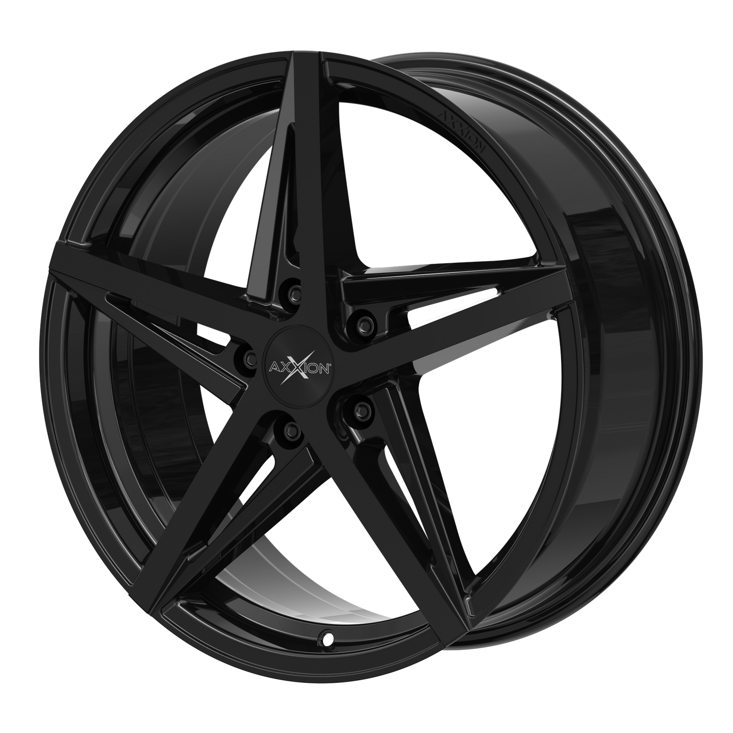 AXXION Felge AX10 Schwarz glänzend lackiert