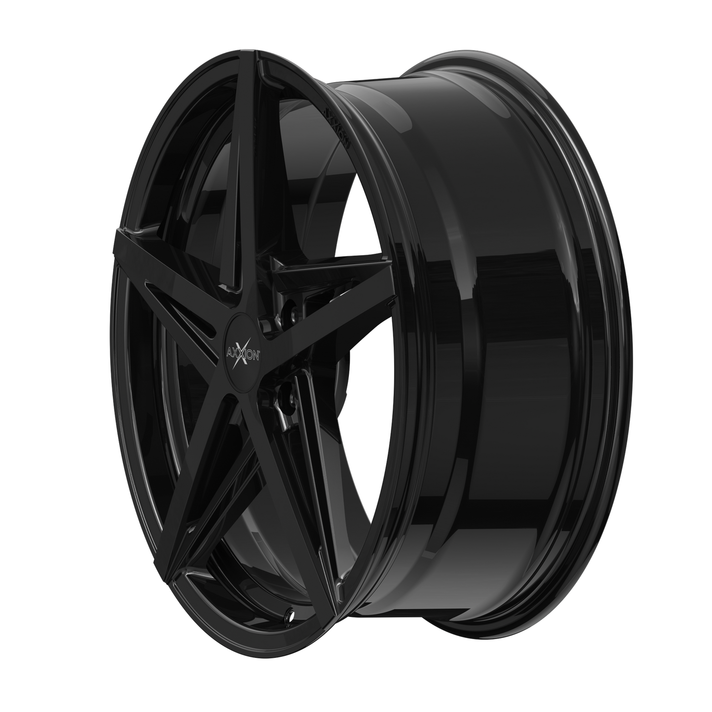 AXXION Felge AX10 Schwarz glänzend lackiert