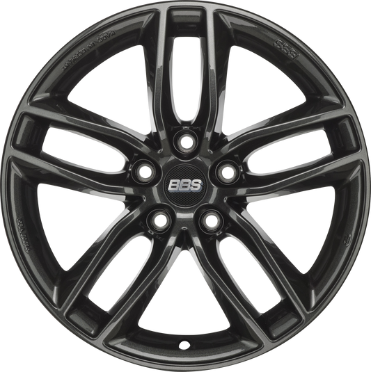 BBS SX Brillantsilber Kristallschwarz (Effektlack)