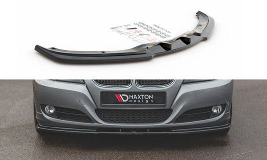 Maxton Front Ansatz V.2 für BMW 3er E90/E91 Facelift 08-12 schwarz matt
