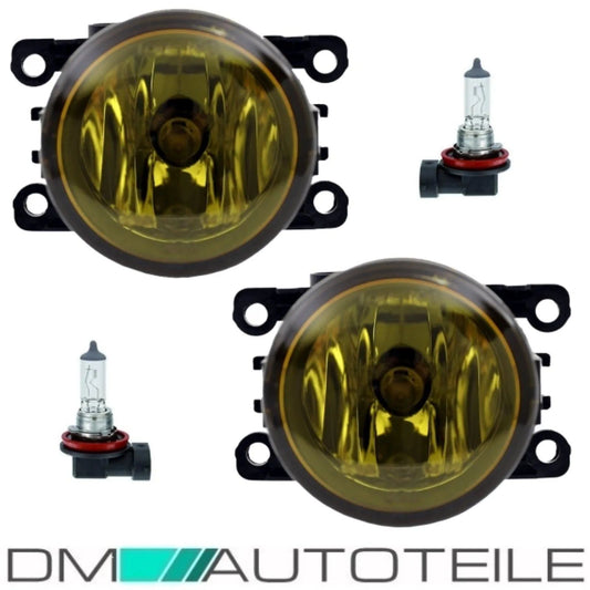 Set Nebelscheinwerfer Klarglas Gelb 3844 Opel Astra G H Corsa D