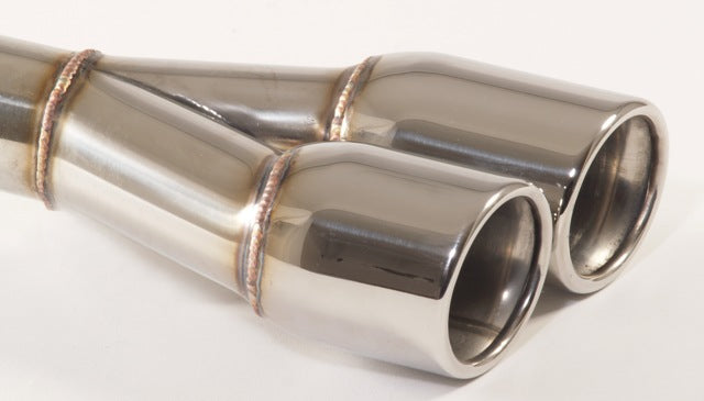FMS Endrohr 2x80mm rund seitlich abgeschrägt gebördelt