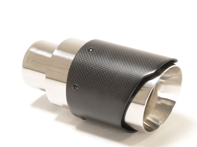 FMS Endrohr 100mm rund Carbon breite Kante schwarz (Aufpreis)