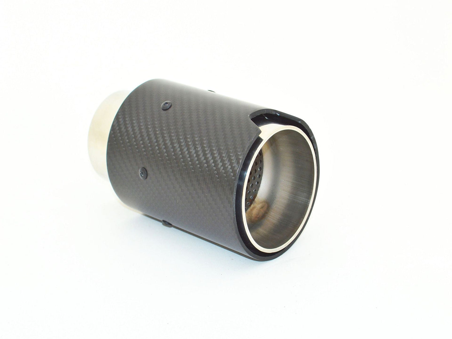 FMS Endrohr 90mm rund Carbon schwarz (Aufpreis)