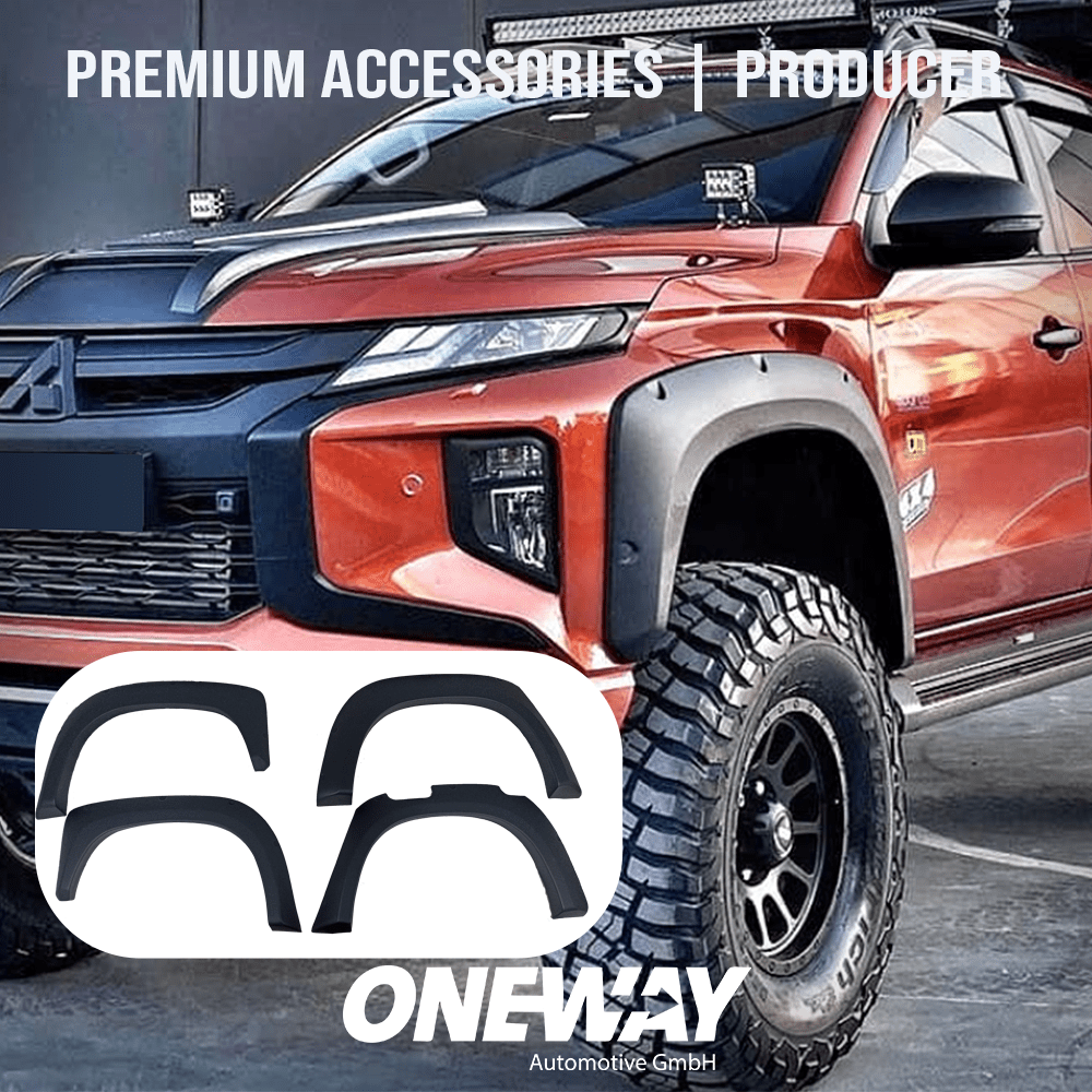 Oneway Kotflügelverbreiterungen MITSUBISHI L200 Triton Serie 6 2019+ mit ABE TÜV