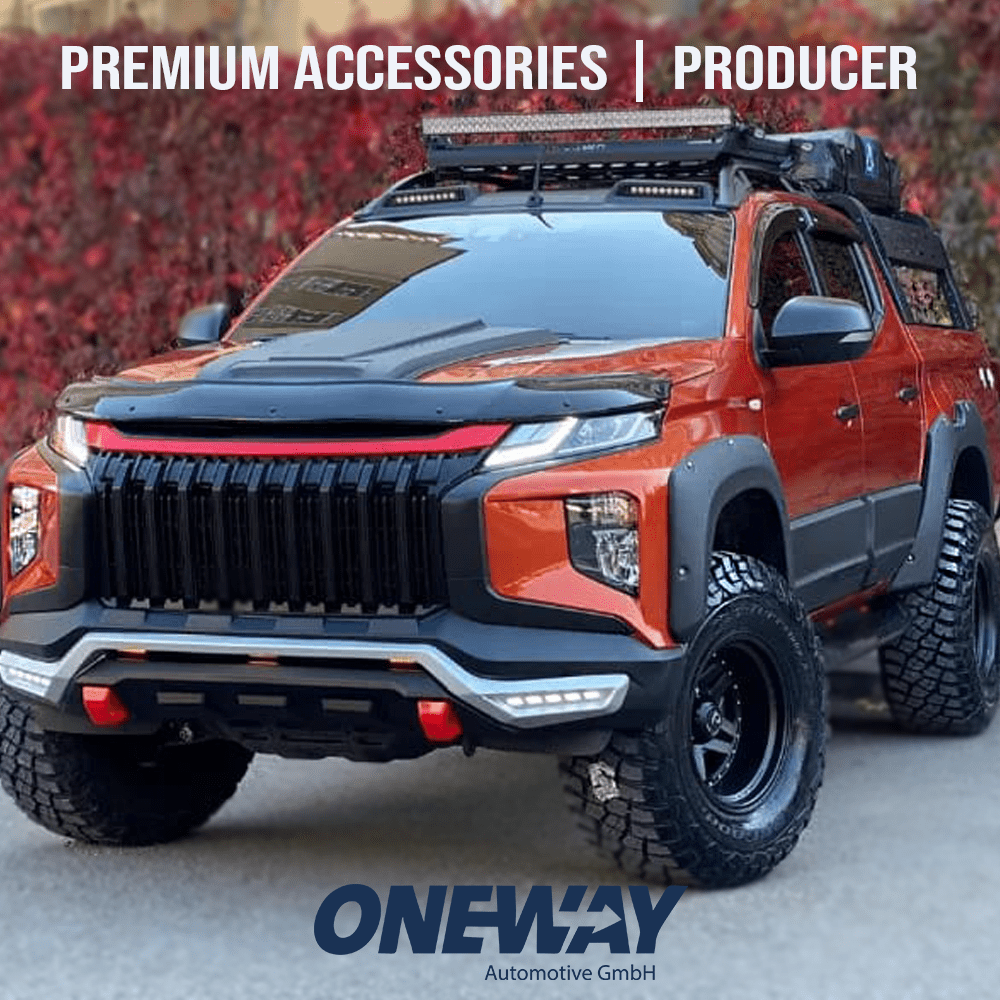 Oneway Kotflügelverbreiterungen MITSUBISHI L200 Triton Serie 6 2019+ mit ABE TÜV