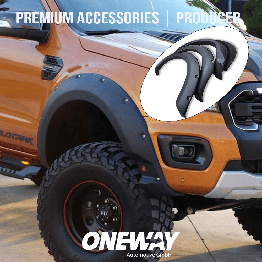 Oneway Kotflügelverbreiterungen FORD Ranger T8 2019-2022 mit ABE TÜV