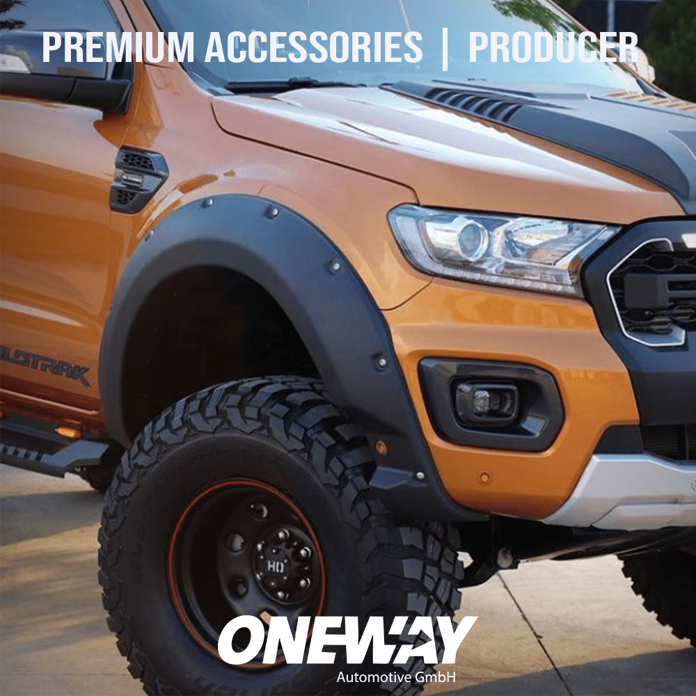 Oneway Kotflügelverbreiterungen FORD Ranger T8 2019-2022 mit ABE TÜV