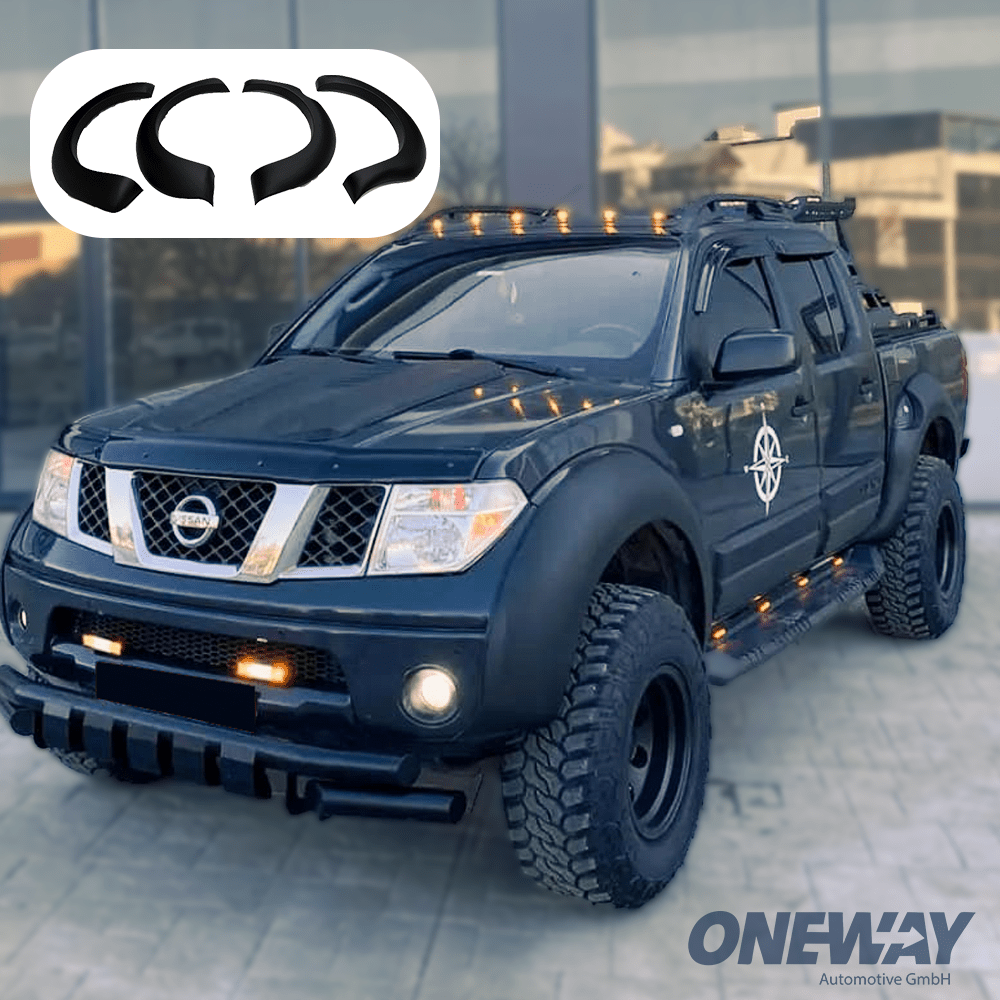 Oneway Kotflügelverbreiterungen NISSAN Navara D40 2005-2010 mit ABE TÜV