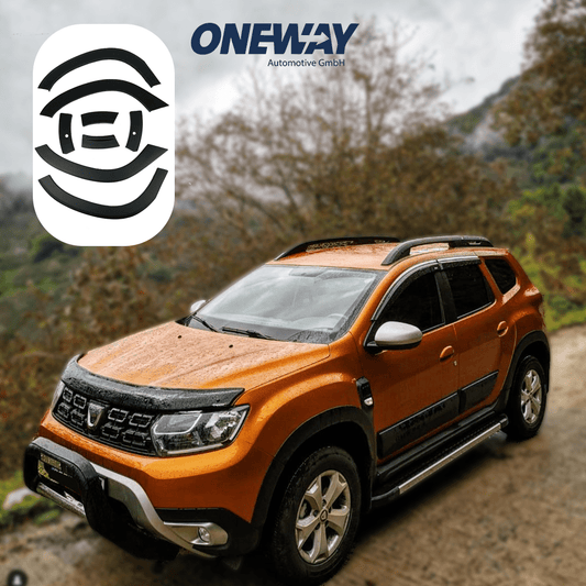 Oneway Radlaufleisten DACIA Duster Serie 2 2018+ Parkassistent mit ABE TÜV