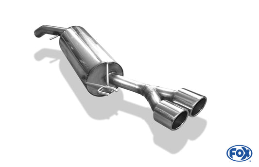 FOX Fiat Bravo 198 - Diesel Endschalldämpfer - 2x90 Typ 16