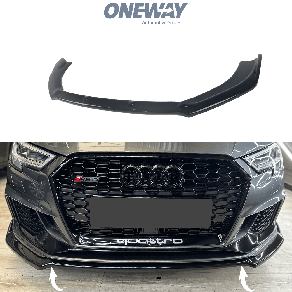 Oneway Frontspoiler AUDI RS3 8V FL 2017-2020 mit ABE TÜV
