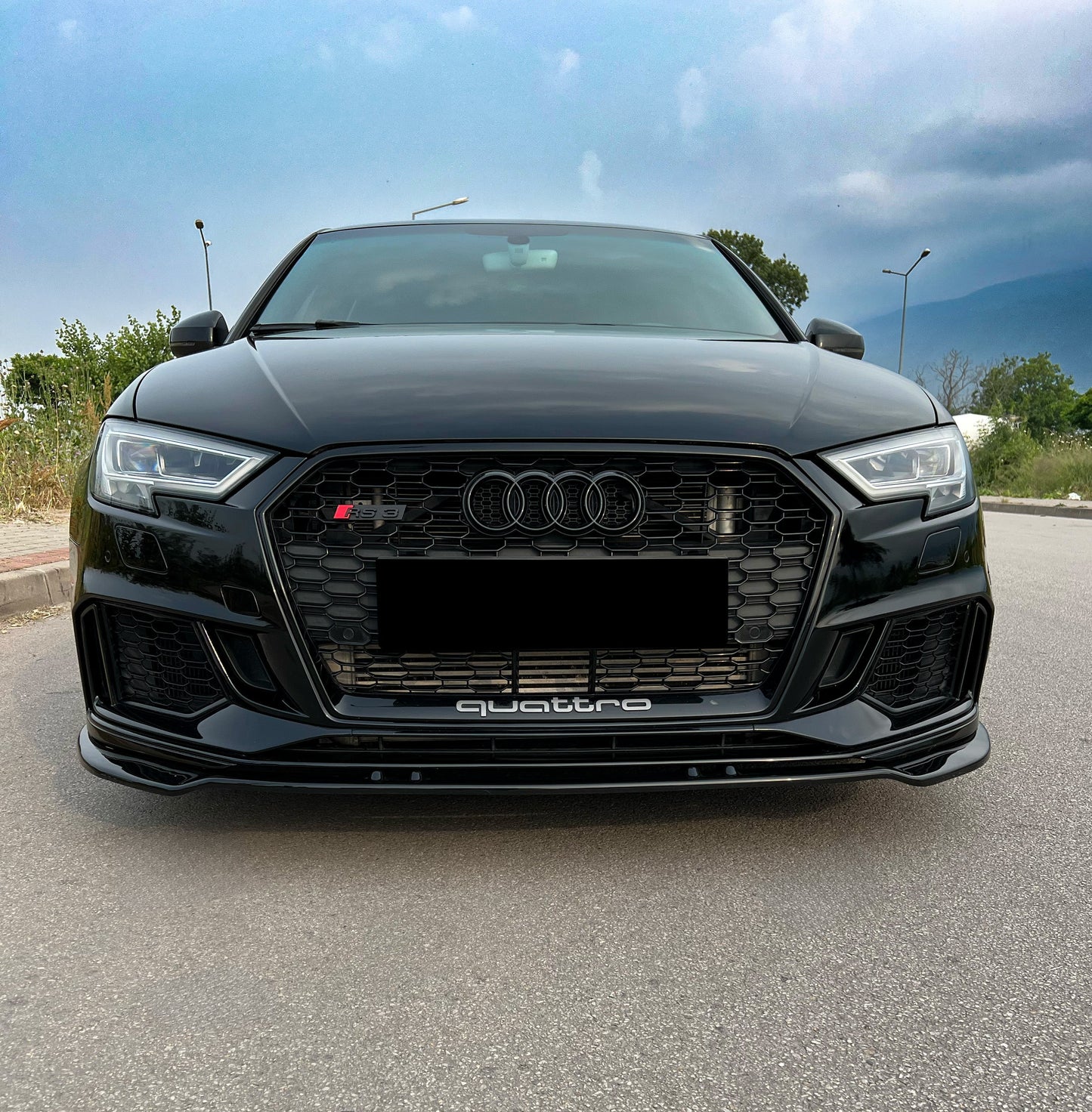 Oneway Frontspoiler AUDI RS3 8V Facelift Sportback 2017-2019 V3 mit ABE TÜV