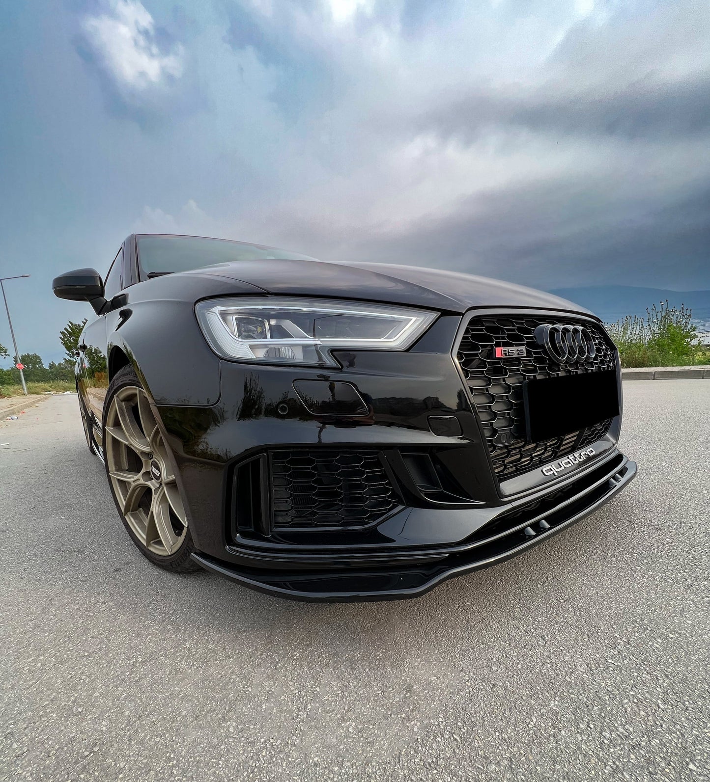 Oneway Frontspoiler AUDI RS3 8V Facelift Sportback 2017-2019 V3 mit ABE TÜV