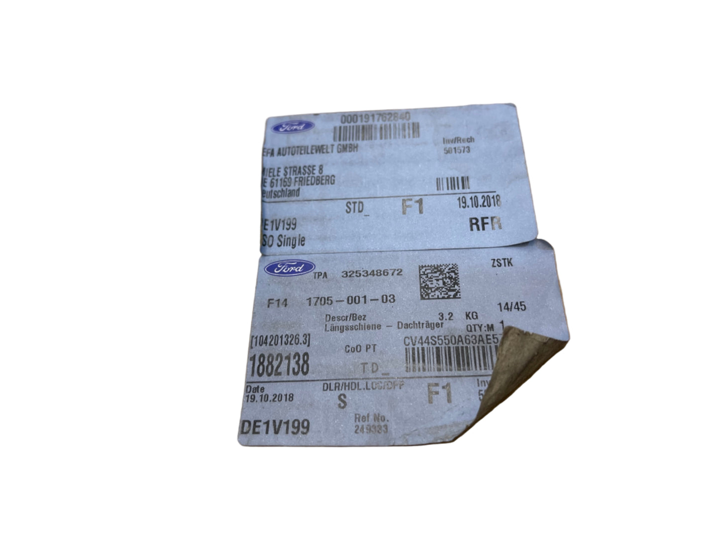 ORIGINAL FORD KUGA 13-19 Laufschiene Dachträger NEU 1882138