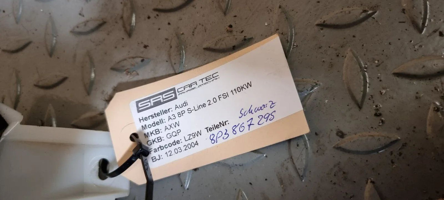 Audi A3 8P Verkleidung C-Säule links S-Line schwarz 8P3867295