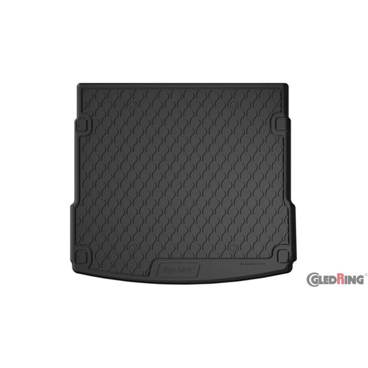 Rubbasol (Gummi) Kofferraumwanne passend für Audi Q5 2017- (Höhe Ladeboden + Gepäckraumpaket inkl. Netz)