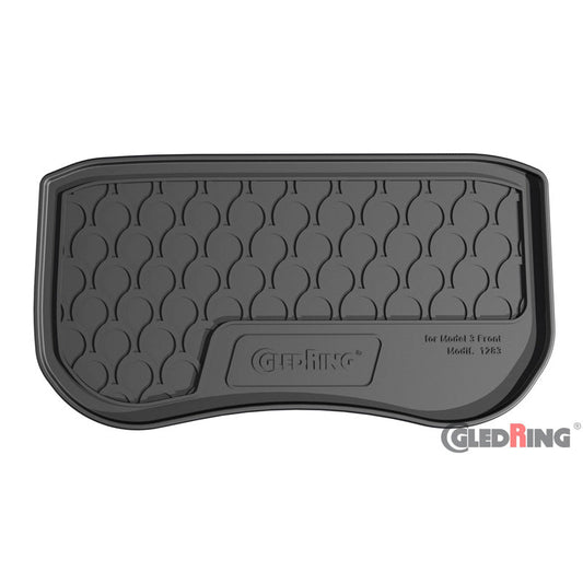 Rubbasol (Gummi) Vordere (Frunk) Kofferraumwanne passend für Tesla Model 3 12/2020-