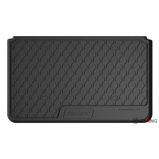 Rubbasol (Gummi) Kofferraumwanne passend für Renault Captur 2013-2019 (Höhe Ladeboden)