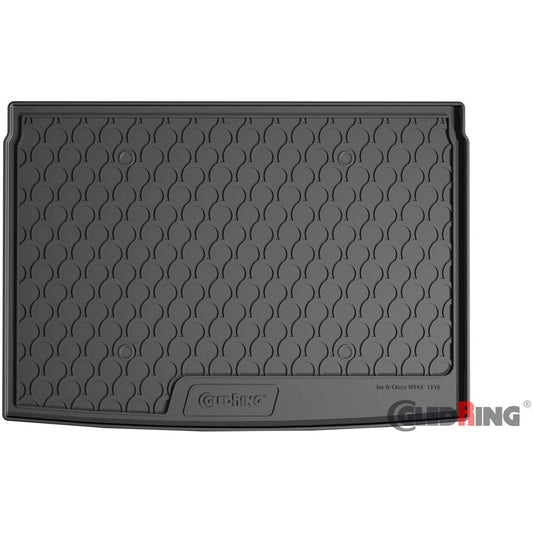 Rubbasol (Gummi) Kofferraumwanne passend für Mercedes B-Klasse W246 2011-2019 (Tiefe Ladeboden)