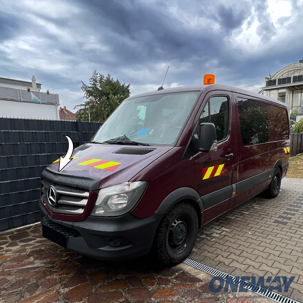 Oneway Motorhaubenschutz MERCEDES Sprinter W906 Facelift 2014-2018 v2
