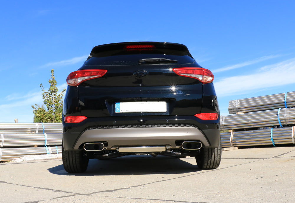 FOX Hyundai Tucson TLE 4x2 & 4x4 Endschalldämpfer Ausgang rechts/links - 220x85 Typ 49 rechts/links