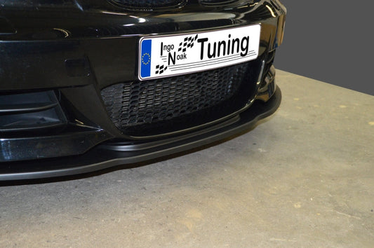 CUP Frontspoilerlippe ABS BMW 1er E82//88 Bj.: 2007-2013 Schwarz Glanz