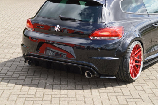 Heckdiffusor Einsatz ABS Volkswagen Scirocco R 3 Typ 13 Bj.: 2009-2014 Carbon