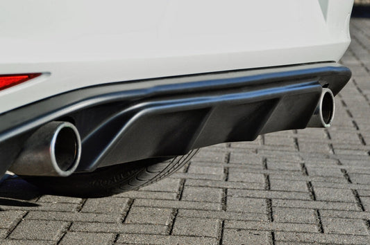 Heckdiffusor Einsatz ABS Volkswagen Golf 7 GTI + GTD Typ AU Carbon